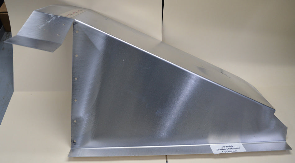 Baffle, Upper Radiator, LH New Style Radiator