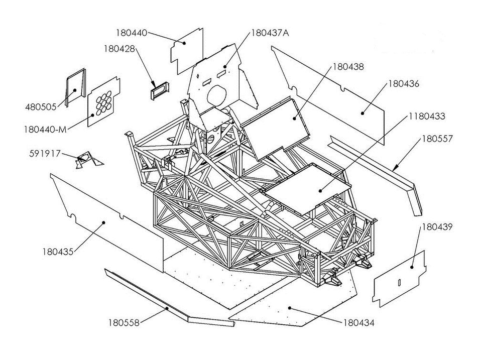 Panel, Cockpit Rear (Firewall) (Plus Freight)
