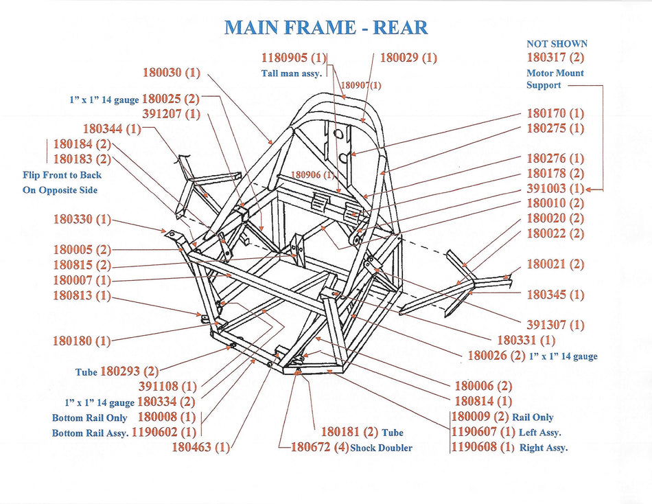 Rear Vertical Beam